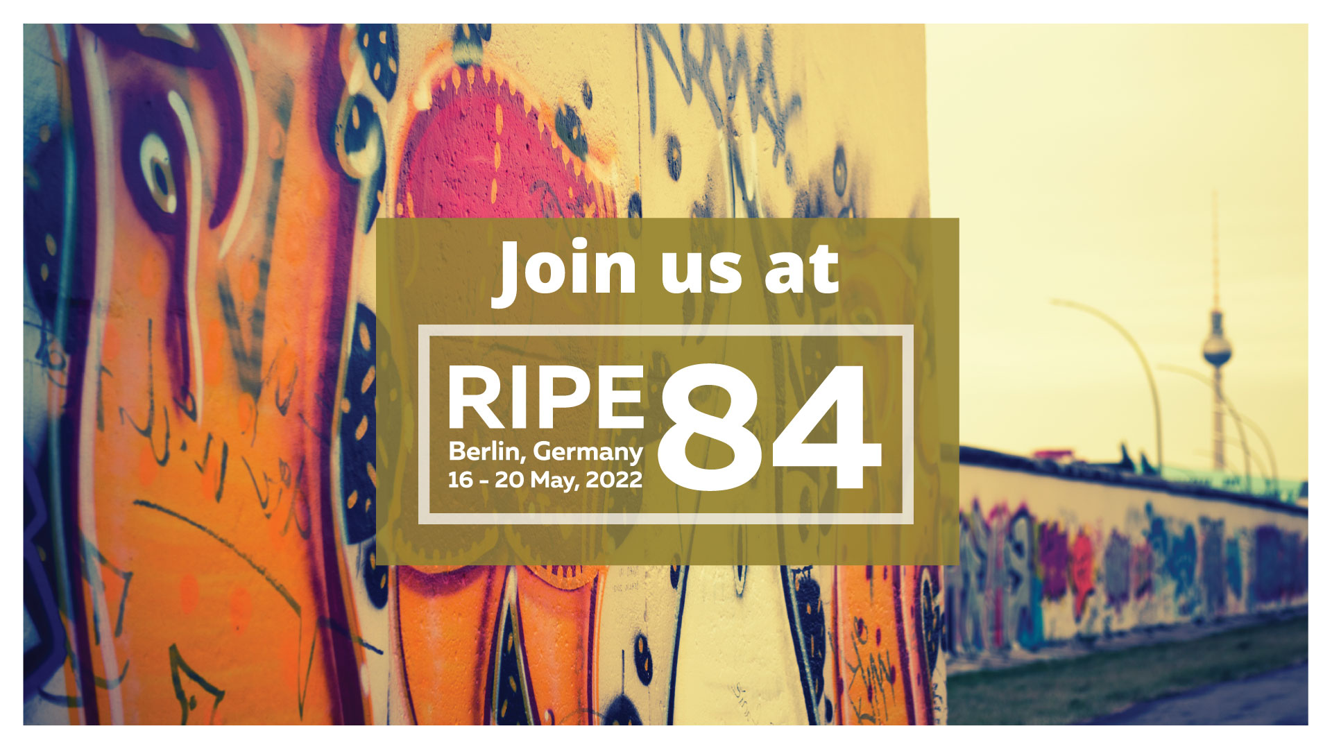 Join us at RIPE 84
